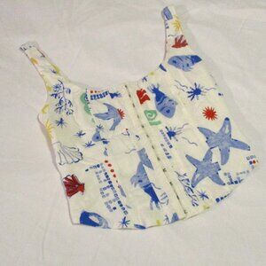 SO MULTICOLOR BUSTIER – M – NWT